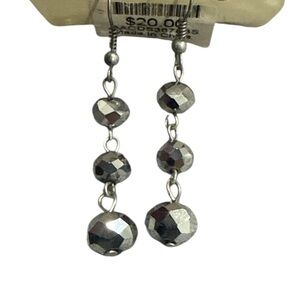 Elegant Silver Dangle Earrings